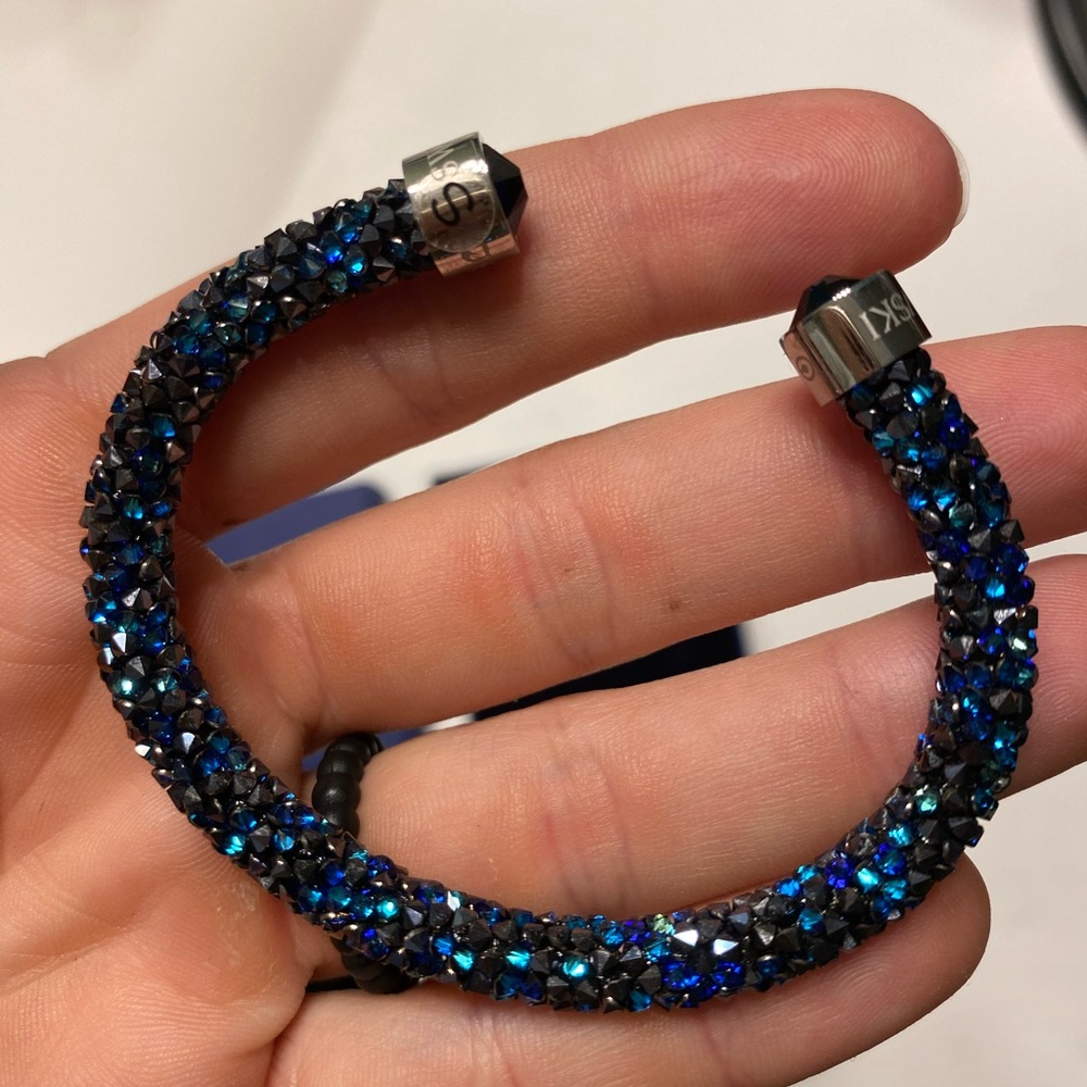Swarovski Black & Blue Bracelet
